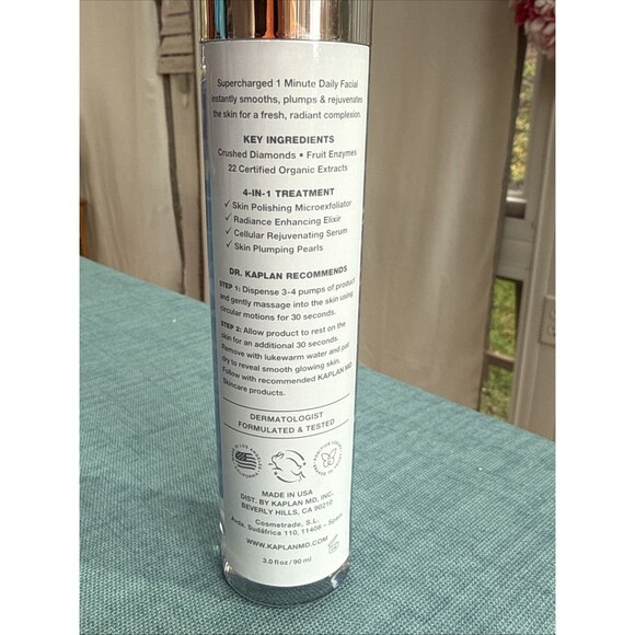Kaplan MD Diamond Contour Supercharged 1 Minute Daily Facial Elixir 3 fl oz - Picture 4 of 5